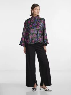 Y.A.S YASLIVO BLOUSE -Midi Mooi Winkel 26032323 Black 1073922 005