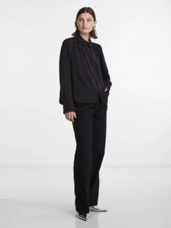 Y.A.S YASRODA OVERHEMD -Midi Mooi Winkel 26032447 Black 005