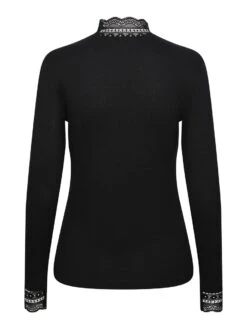 Y.A.S YASELLINA TOP MET LANGE MOUWEN -Midi Mooi Winkel 26032452 Black 002