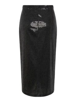 Y.A.S YASDARKNESS MIDDELLANGE ROK -Midi Mooi Winkel 26032459 Black 002