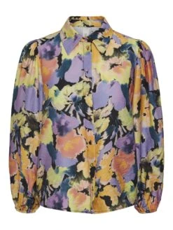 Y.A.S YASPAINTERLY OVERHEMD 10 Y.A.S YASPAINTERLY OVERHEMD -Midi Mooi Winkel 26032666 Black 1081457 001