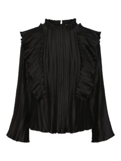 Y.A.S YASLOVO BLOUSE -Midi Mooi Winkel 26032721 Black 001