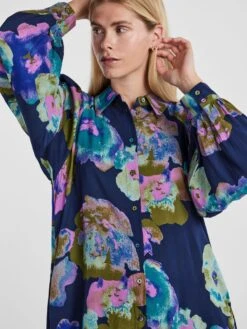 Y.A.S YASMOLLY BLOUSEJURK 8 Y.A.S YASMOLLY BLOUSEJURK -Midi Mooi Winkel 26033052 DeepBlue 1090442 006