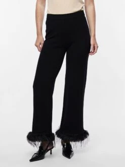 Y.A.S YASPLUMA GEBREIDE BROEK