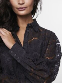 Y.A.S YASLARISSO OVERHEMD -Midi Mooi Winkel 26033373 Black 006