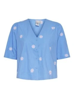 Y.A.S YASEMBI OVERHEMD -Midi Mooi Winkel 26033479 LittleBoyBlue 001