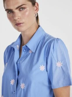 Y.A.S YASEMBI MIDI BLOUSEJURK -Midi Mooi Winkel 26033480 LittleBoyBlue 006