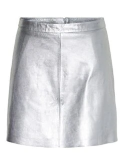Y.A.S YASSPACE LEREN MINIROK -Midi Mooi Winkel 26033955 Silver 001