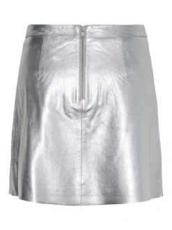 Y.A.S YASSPACE LEREN MINIROK -Midi Mooi Winkel 26033955 Silver 002