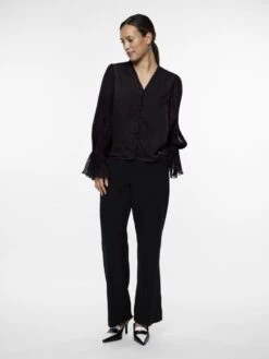 Y.A.S YASJOJO OVERHEMD -Midi Mooi Winkel 26033974 Black 005