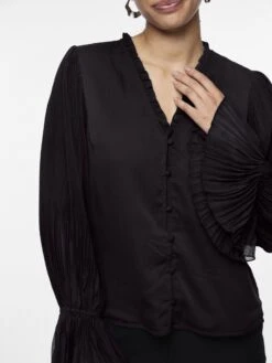 Y.A.S YASJOJO OVERHEMD -Midi Mooi Winkel 26033974 Black 006