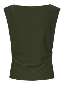 Y.A.S YASRILLY MOUWLOZE TOP -Midi Mooi Winkel 26034047 RifleGreen 002
