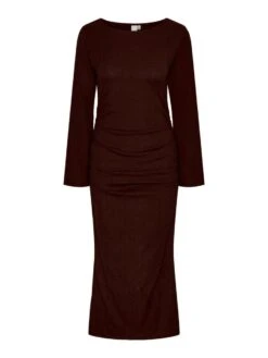 Y.A.S YASSOPHIE MAXI JURK -Midi Mooi Winkel 26034745 ChicoryCoffee 001